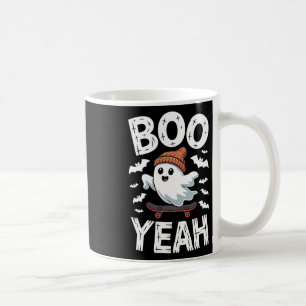 Halloween Ghost Skateboard Boo Yeah Costume Boys K Coffee Mug