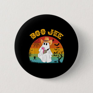 Halloween Ghost Spooky Costume Boo Jee Ghost With 6 Cm Round Badge
