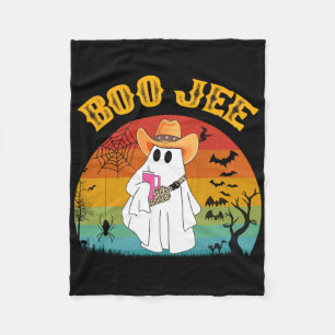 Halloween Ghost Spooky Costume Boo Jee Ghost With  Fleece Blanket