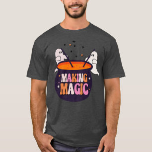 Halloween Ghost Spooky Making Magic Witch Hallowee T-Shirt