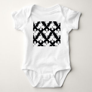 Halloween Ghost Spooky Seamless Pattern Baby Bodysuit