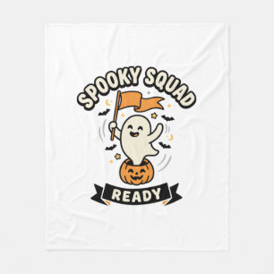 Halloween Ghost Squad Fleece Blanket