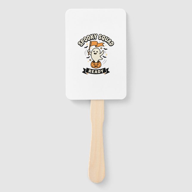 Halloween Ghost Squad Hand Fan (Front)