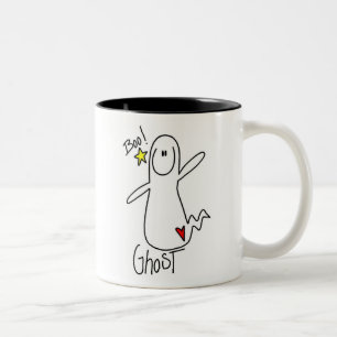 Halloween Ghost Stick Figure Mug