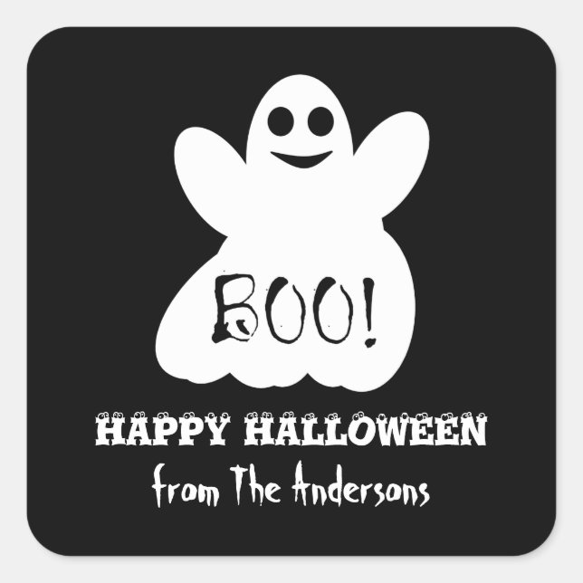 Halloween Ghost Stickers (Front)