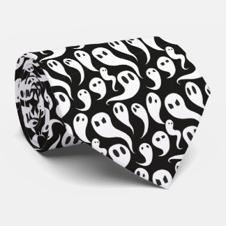 Halloween Ghost Suit Party Accessories Neckties