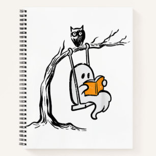 Halloween Ghost Swing Reading Notebook