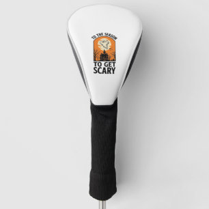 Halloween Ghost To Get Scary Vintage Spooky_1 Golf Head Cover