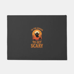 Halloween Ghost To The Season To Get Scary_1 Doormat