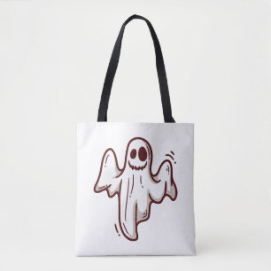 Halloween ghost   tote bag