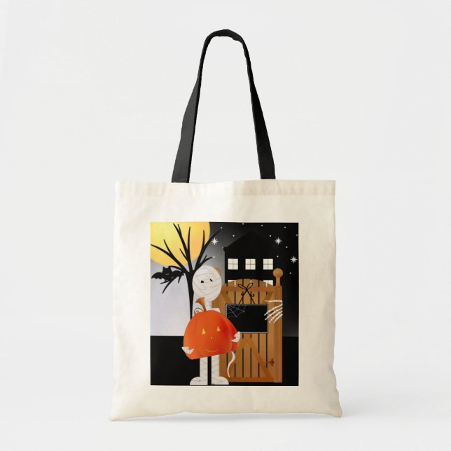 Halloween Ghost Tote Bag (Front)