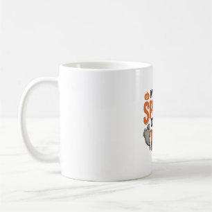 Halloween Ghost Typography Vintage Engraving Desig Coffee Mug