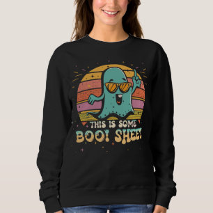 Halloween Ghost Vintage Sunset Sweatshirt