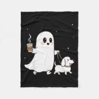 Halloween Ghost Walking Dog Soky Season Halloween
