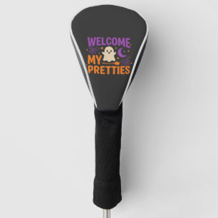 Halloween Ghost Welcome My Pretties SVG Design Golf Head Cover
