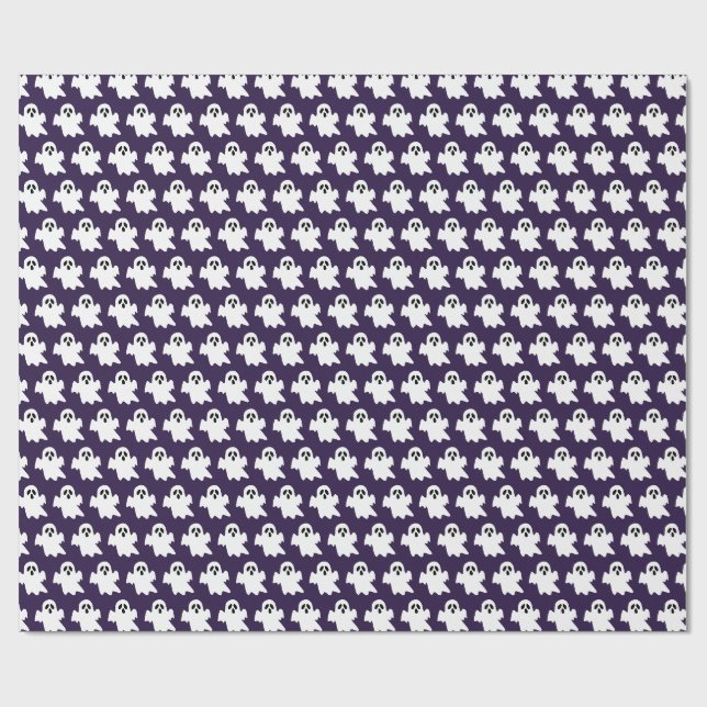 Halloween Ghost Wrapping Paper (Flat)