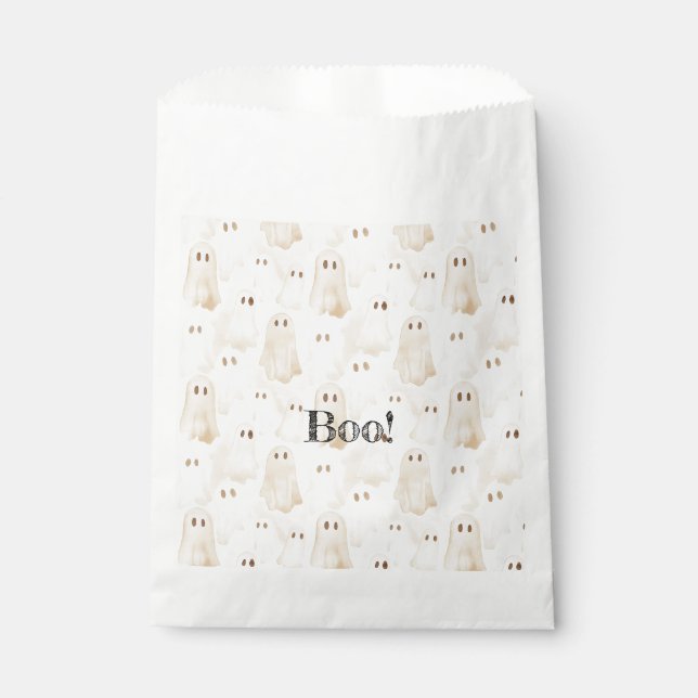 Halloween Ghosts Boo Favour Bag (Front)