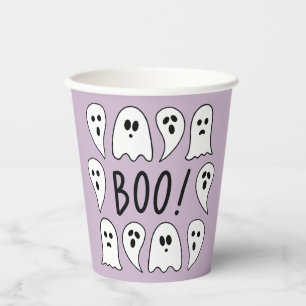 Halloween Ghosts Boo Paper Cups