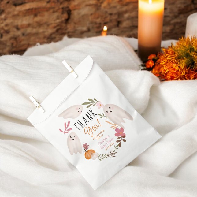 Halloween Ghosts Cute baby shower thank you Favour Bag (Halloween Ghosts Cute baby shower thank you Favor Bag)