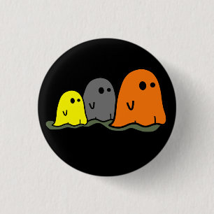 Halloween Ghosts Cute Button