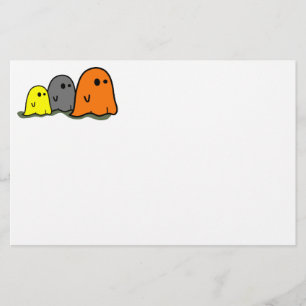 Halloween Ghosts Cute Stationery