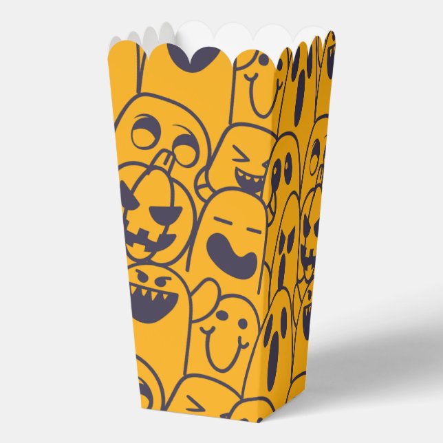 Halloween Ghosts Favour Box (Back)