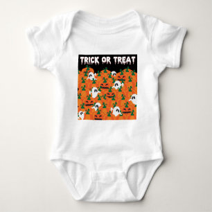 Halloween Ghosts Haunted Pumpkin Patch Baby Bodysuit