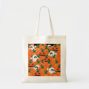 Halloween Ghosts Haunted Pumpkin Patch Tote Bag