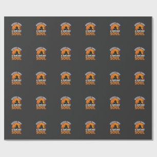 Halloween Ghosts Have a Genuine Soul Design Wrapping Paper
