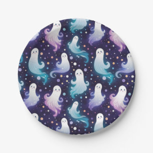 Halloween Ghosts Little Boo! Paper Plate