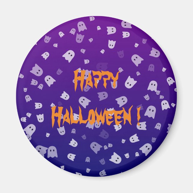 Halloween Ghosts Magnet (Front)