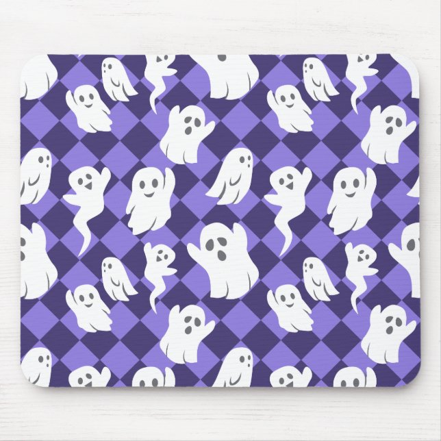 Halloween Ghosts Mouse Pad (Front)