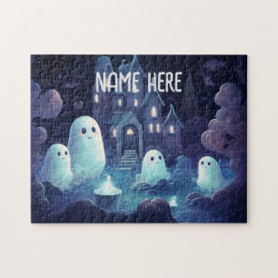 Halloween Ghosts Personalised Puzzle