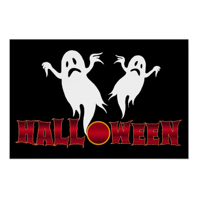 Halloween Ghosts Poster (Front)