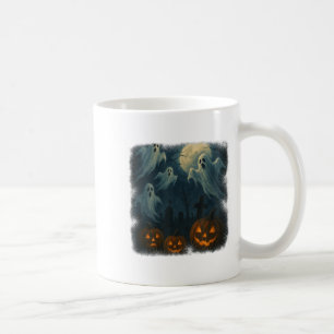 Halloween. Ghosts, Pumpkins And Graveyard! Coffee Mug