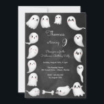 Halloween ghosts scary kids birthday party invitation<br><div class="desc">Halloween ghosts scary kids birthday party invitation</div>