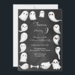 Halloween ghosts scary kids birthday party invitation<br><div class="desc">Halloween ghosts scary kids birthday party invitation</div>