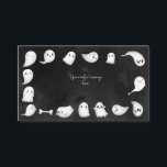 Halloween ghosts spooktacular kids birthday party enclosure card<br><div class="desc">Halloween ghosts scary kids birthday party item</div>
