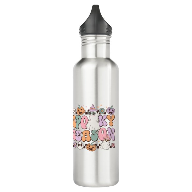 Halloween Ghosts Spooky Season 710 Ml Water Bottle (Left)