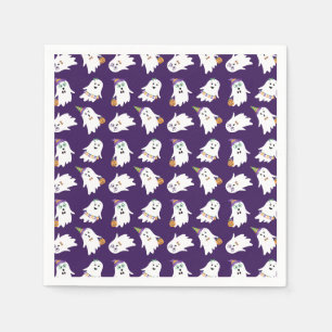 Halloween Ghosts Trick Or Treat Napkin
