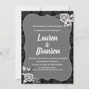 Halloween Ghotic Bridal Shower Invitation