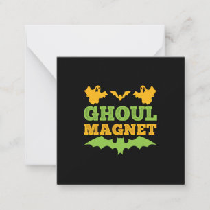 Halloween Ghoul Magnet Birthday Card