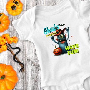 Halloween Ghouls Just Wanna Have Fun Funny Baby Bodysuit