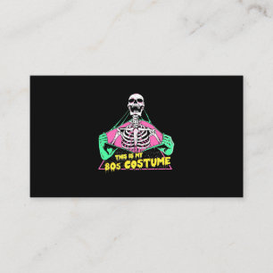 Halloween Gift 80s Halloween Costume Retro Business Card