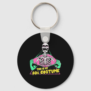 Halloween Gift 80s Halloween Costume Retro Key Ring