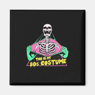 Halloween Gift 80s Halloween Costume Retro Magnet