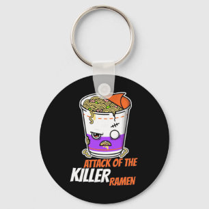 Halloween Gift Attack Of The Ramen Key Ring