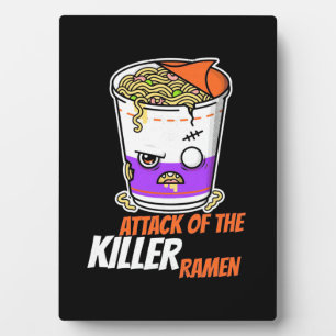 Halloween Gift Attack Of The Ramen Plaque