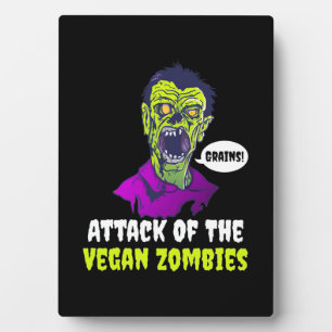Halloween Gift Attack Of The Vegan Plaque