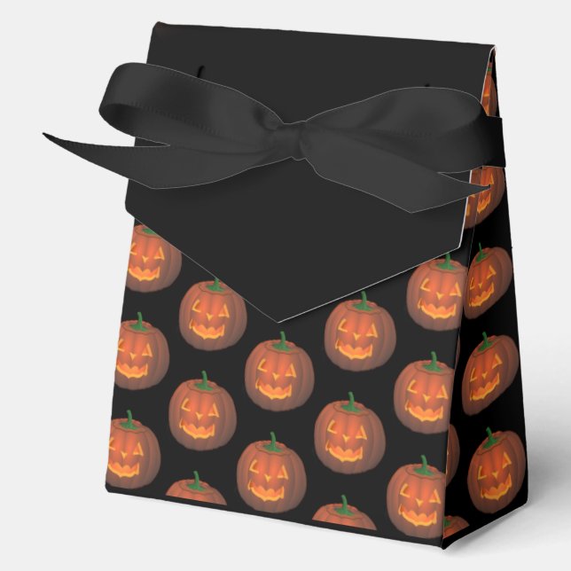 Halloween Gift Bags Jack-O-Lantern Candy Boxes (Front)